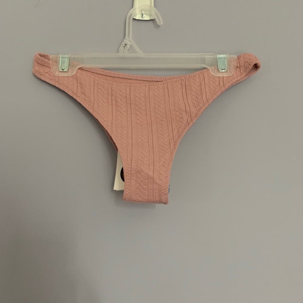 Pink Tropic of C bikini bottom.